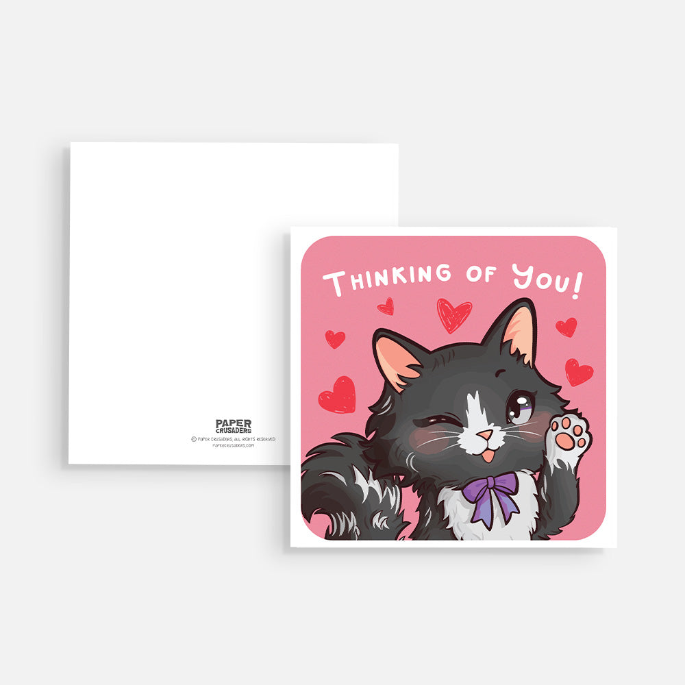 Square Post Card - "Thinking of You!"
