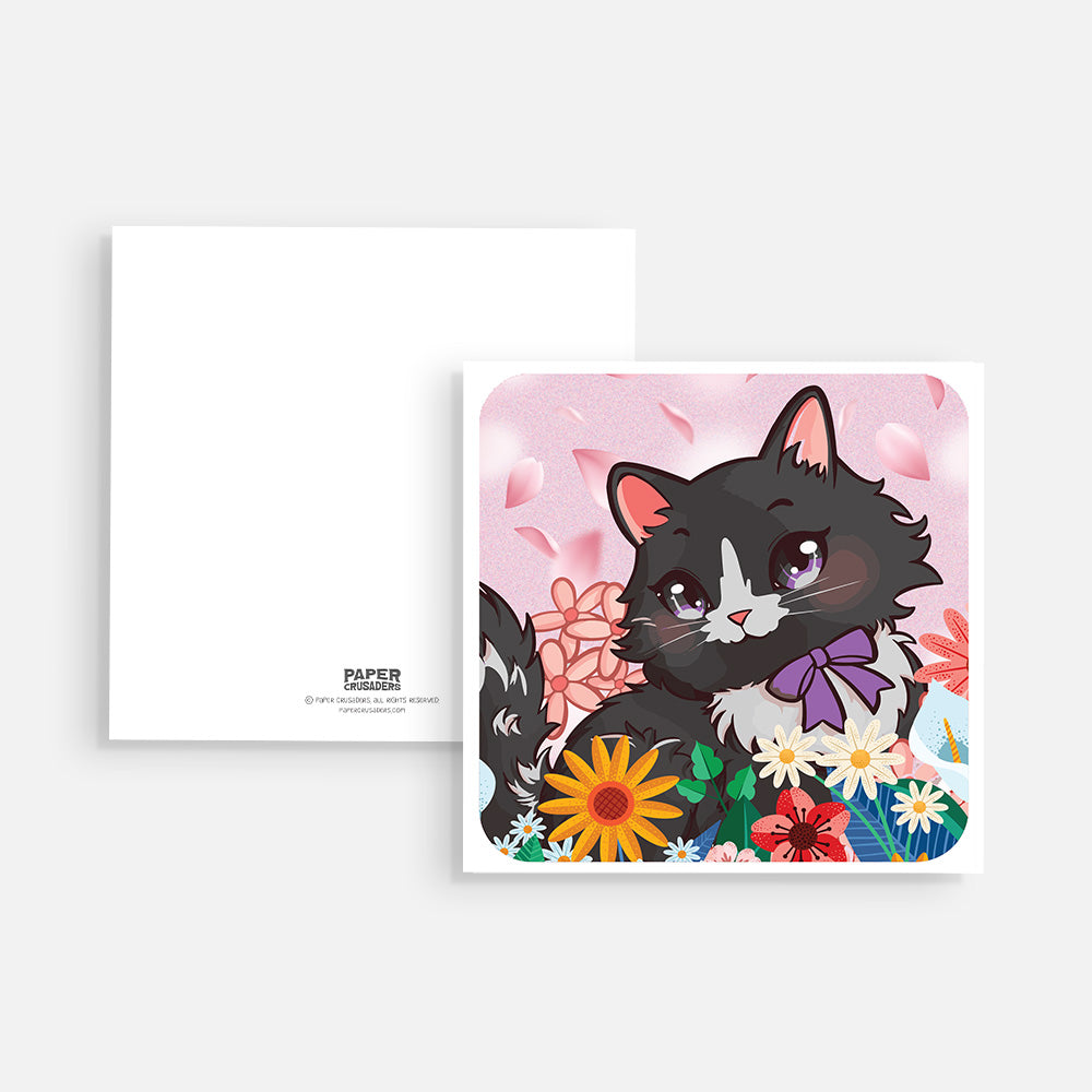 Square Post Card - "Seraphine's Garden"