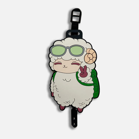 PVC Luggage Tag - "Chill Traveller"
