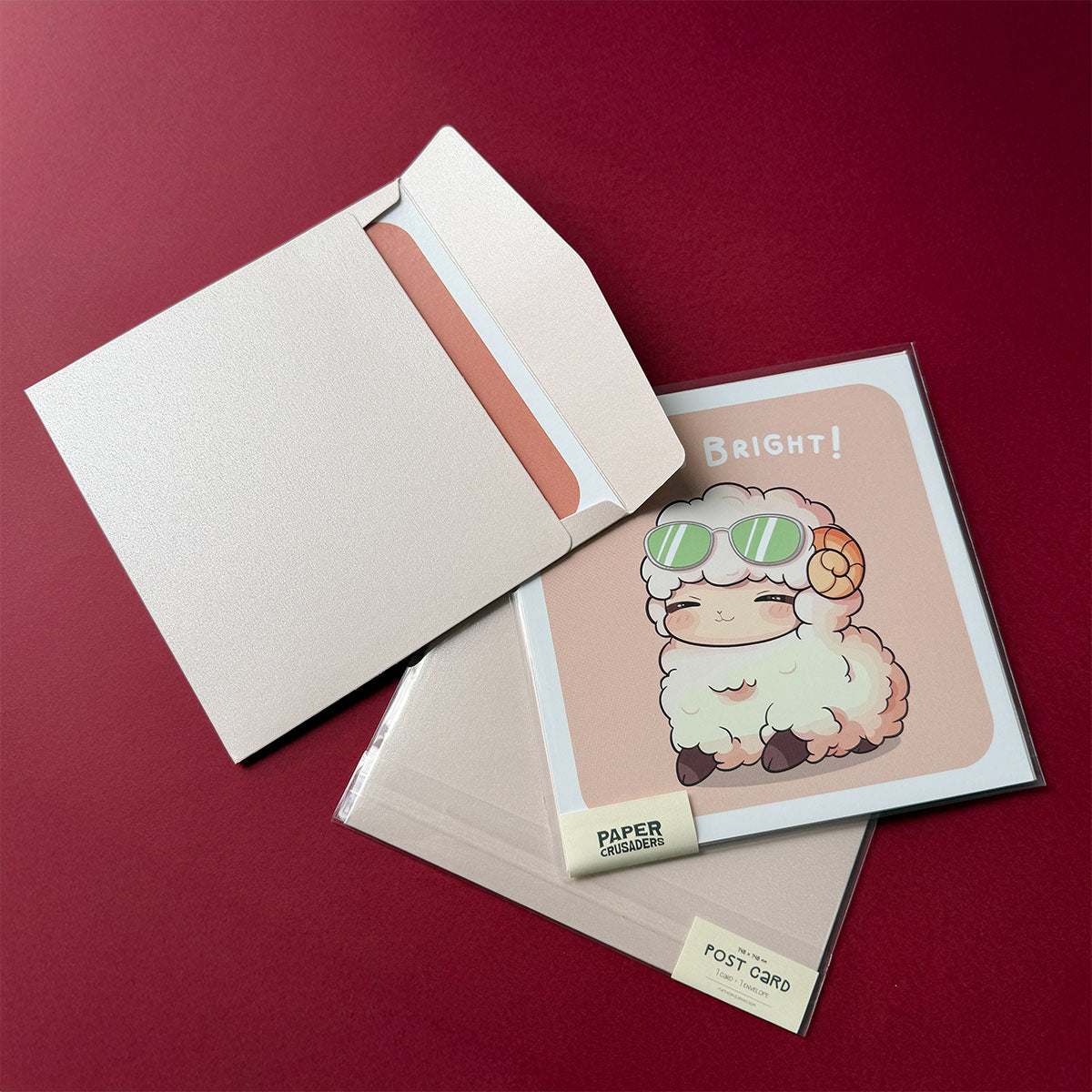 Square Post Card - "Celebrate Your Day!"