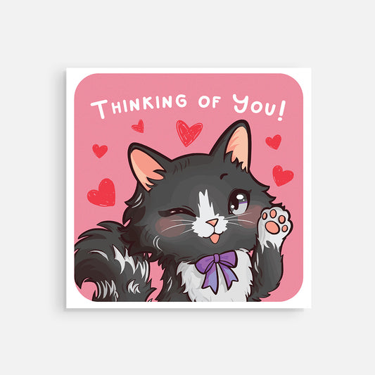 Square Post Card - "Thinking of You!"