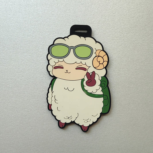 PVC Luggage Tag - "Chill Traveller"