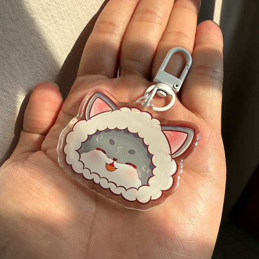 Epoxy Acrylic Keychain - "Clever Charm"