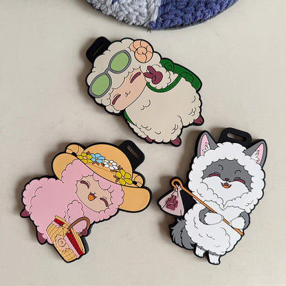 PVC Luggage Tag - "Chill Traveller"