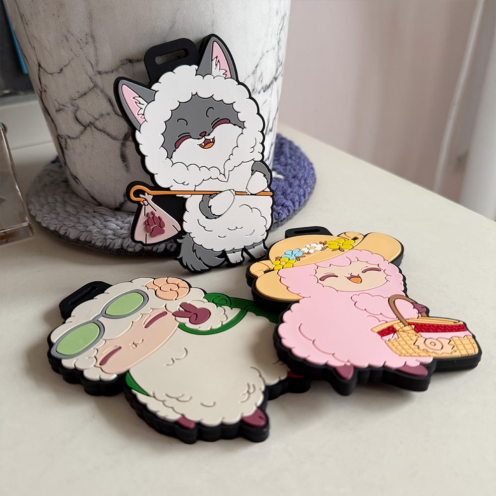 PVC Luggage Tag - "Picnic Perfect"