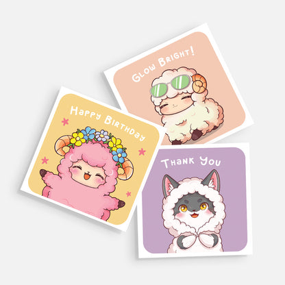 Square Post Card - "Thinking of You!"